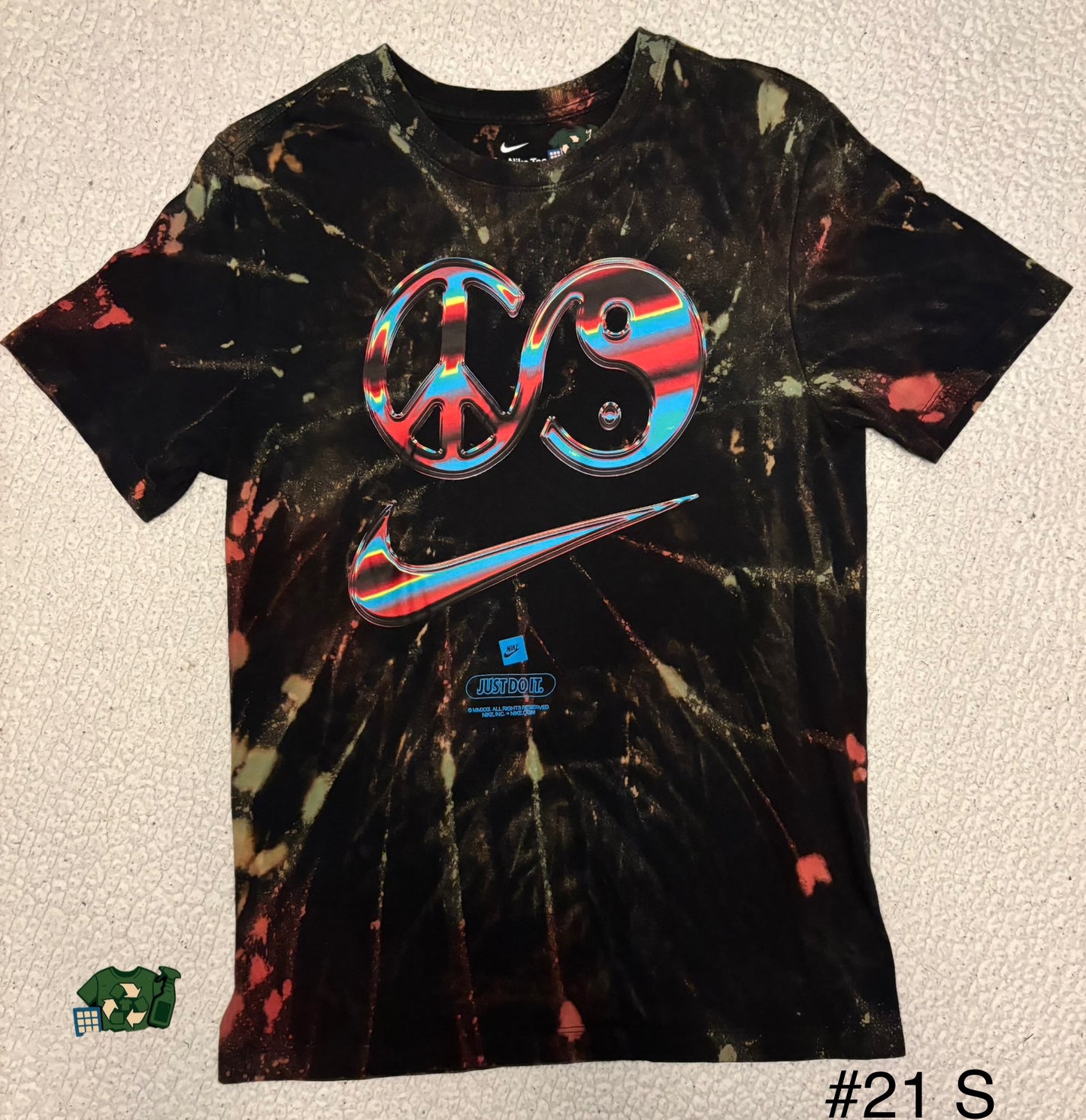 UpCycled Nike Peace & Yin-Yang (Small)