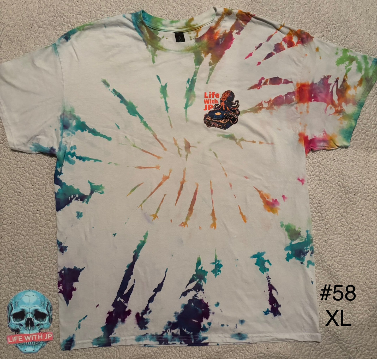 Remixed Life With JP Tie-Dye Octopus (XL)