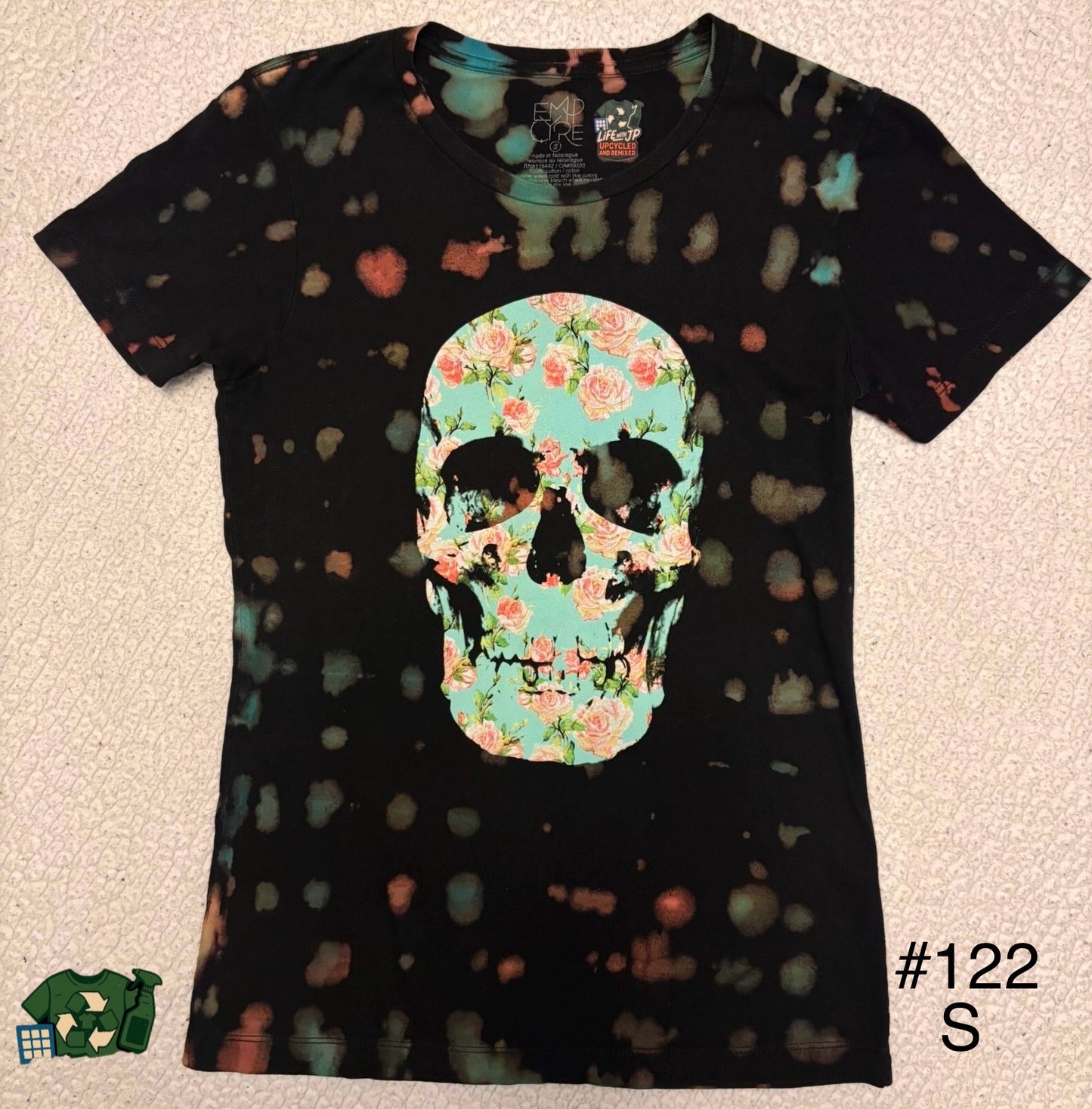 UPCYCLED COLORFUL SKULL (SMALL)