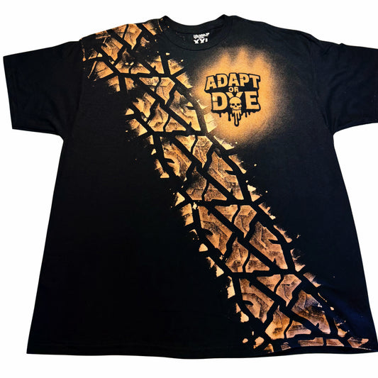 TIRE PRINT / ADAPT OR DYE BLEACH