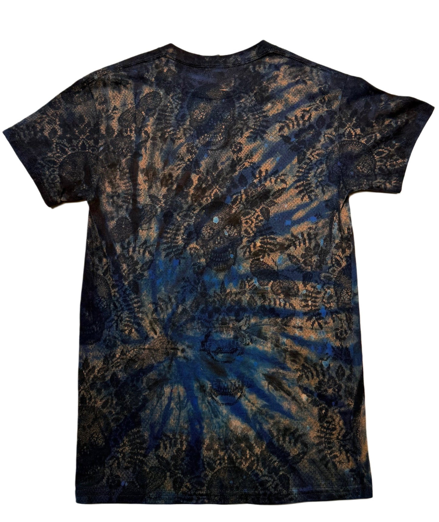 OG SKULL BLUE REVERSE TIE DYE (SMALL)