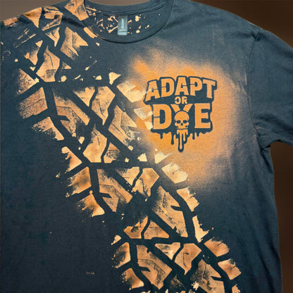 TIRE PRINT / ADAPT OR DYE BLEACH