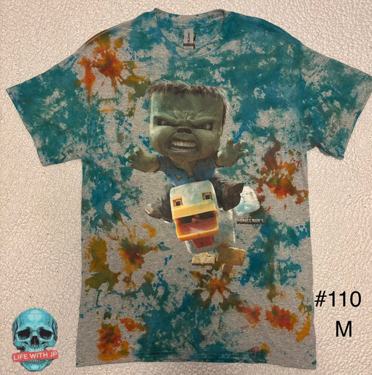 REMIXED "MINECRAFT CHICKEN" TIE DYE (MEDIUM)