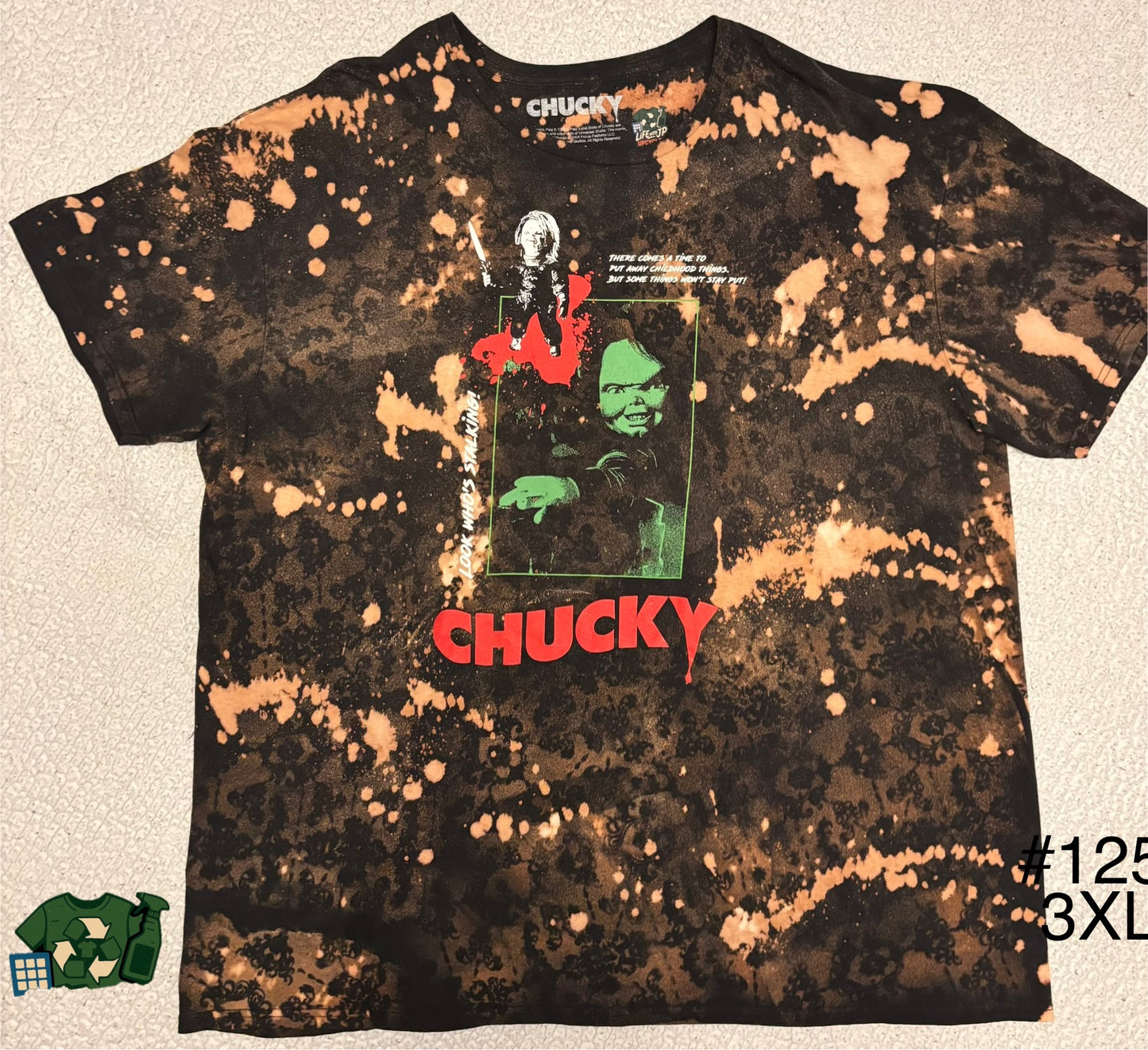 UPCYCLED CHUCKY LACE BLEACH (3XL)