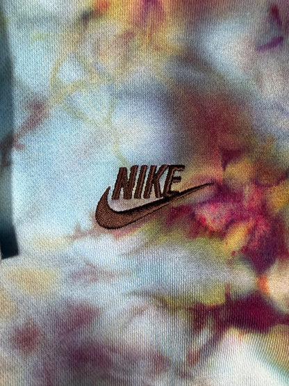 NIKE REMIX ZIP UP (LARGE) HAND DYED ONE OF ONE (BLUE / PURPLE)